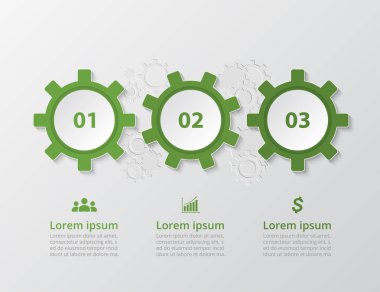 Adım adım Infographic tarafından. Zaman çizelgesi şablonu 3 numaraları ile kullanılabilir iş akışı düzeni, diyagram, grafik, numarası seçenekleri, web tasarım, iş sunumu, eğitimler için.