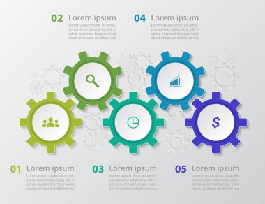 Vektör bilgi şablonu