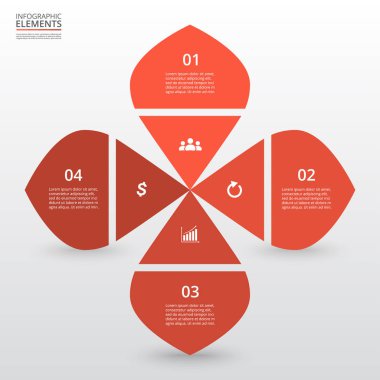 Infographic tasarım öğeleri iş için.