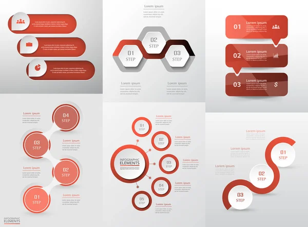 Presentatie templates. — Stockvector