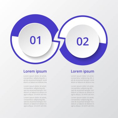 Vektör bilgi şablonu