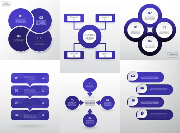 Presentatie templates. — Stockvector