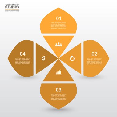 Infographic tasarım öğeleri iş için.