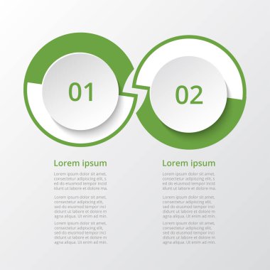 Vektör bilgi şablonu