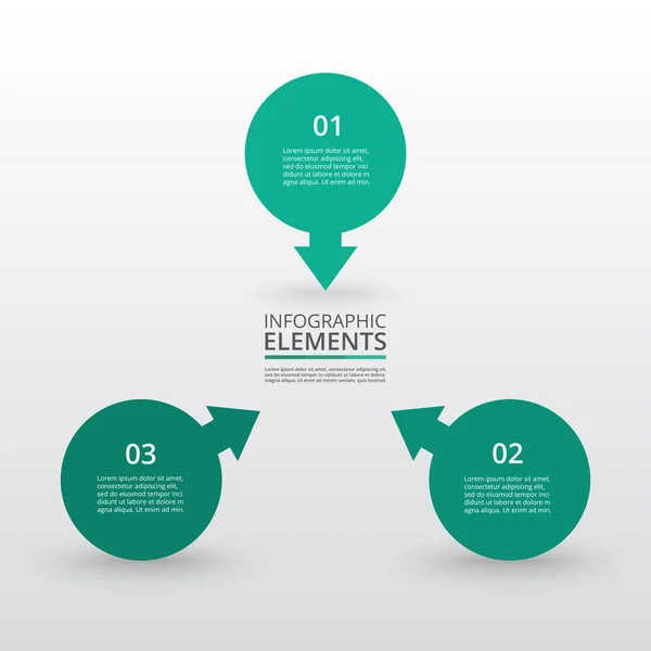 Elementos Diseño Infográfico Para Sus Datos Empresariales Con Opciones Piezas — Archivo Imágenes Vectoriales