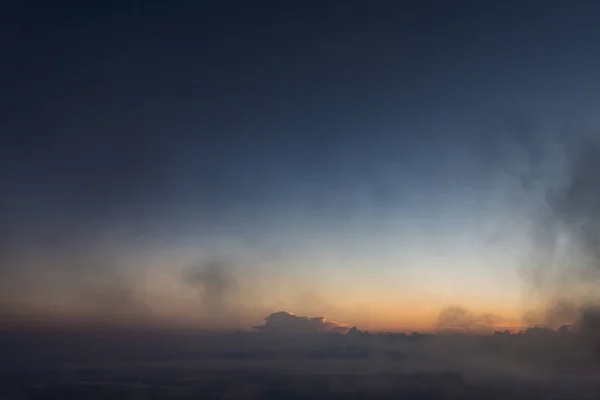 Vor Sonnenaufgang Über Dem Berg Sonnenaufgangsstunde Großer Höhe Von Nacht — Stockfoto