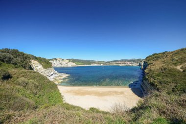 İspanya'da Gorliz Körfezi