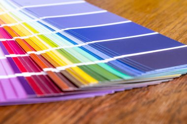 pantone örnek renk kitabın canlı görüntü