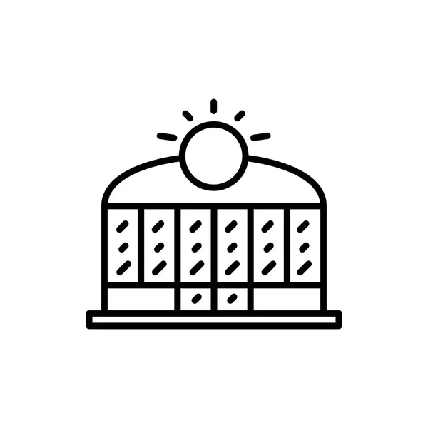 Store front pharmacie icône contour logo vectoriel — Image vectorielle