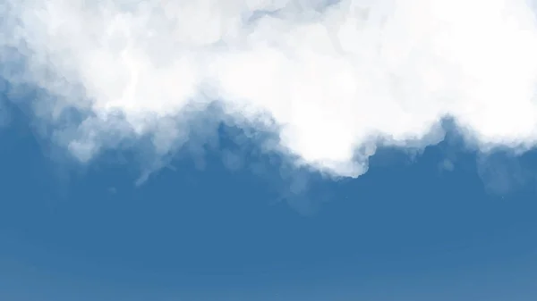 Nublado invierno cielo plantilla pantalla completa fondo — Vector de stock