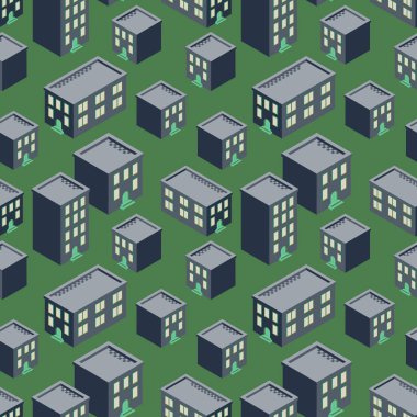 Pembe evde blok sahil sorunsuz vektör desen.