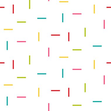 Satır dikdörtgen şekiller küçük sorunsuz vektör desen sopa.