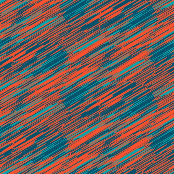 Kritzeleien blaues und rotes nahtloses Muster. — Stockvektor