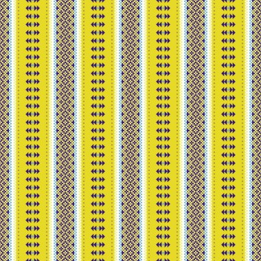 Folklorik geometrik, pürüzsüz desenli pikselli sanat ve şekil dokusu.