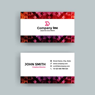 Soyut arka plan kartviziti