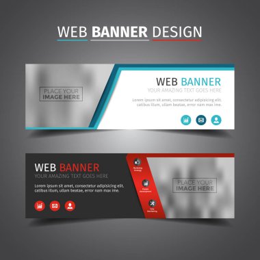 Serin mavi ve kırmızı başlık