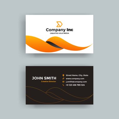 Serin turuncu kartvizit