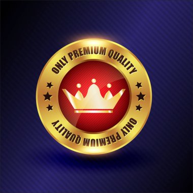 Sadece kırmızı ve altın kalite rozeti