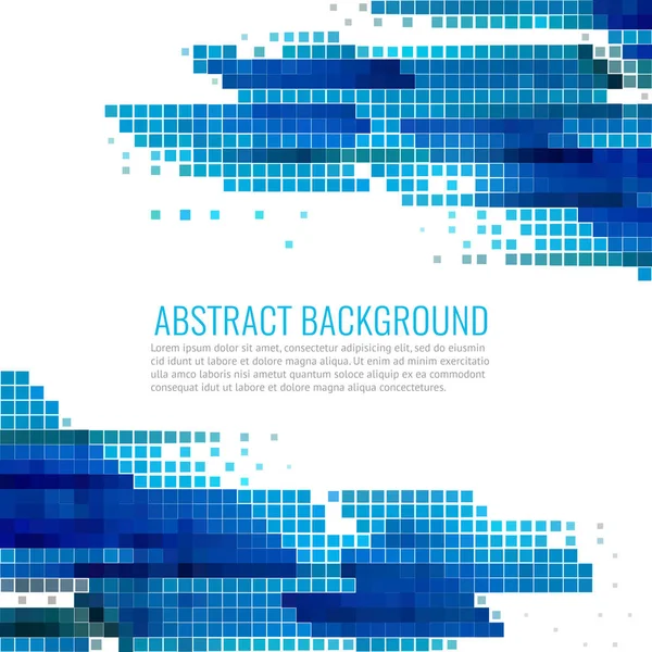 Fondo Abstracto Azul Cuadrado — Archivo Imágenes Vectoriales