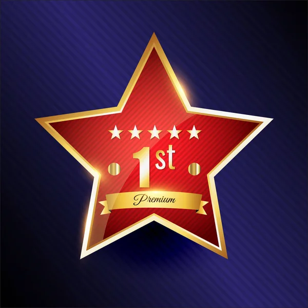 Star Miglior Prodotto Badge — Vettoriale Stock