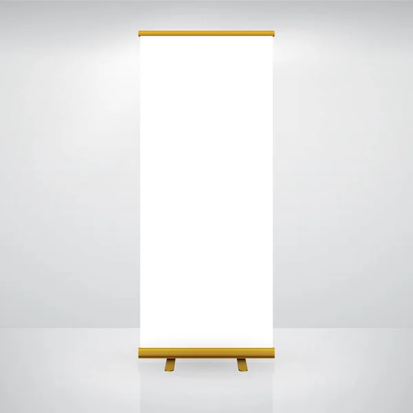 Blank Roll Gold — Stock Vector