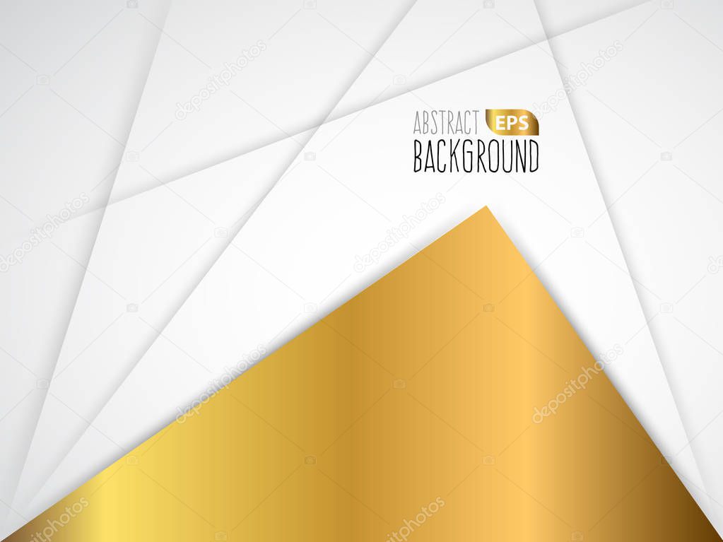 White Gold Background Design