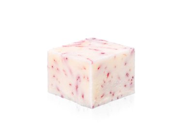 küp üzerinde beyaz kırpma yolunu izole Taro.