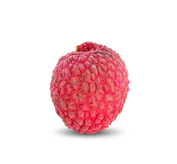 Lychee beyaz kırpma yolu ile izole.