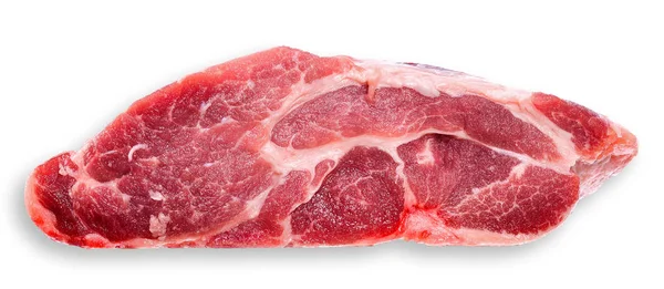 Fleisch Isoliert Auf Weißem Hintergrund — Stockfoto