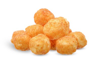 Topu meze beyaz kırpma yolu üzerinde izole.