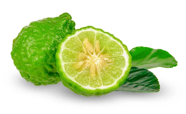 Beyaz Kırpma Yoluyla Izole Bergamot — Stok fotoğraf