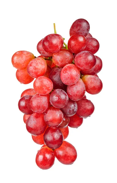 Red Grape Isolated White Clipping Path — Stock Photo, Image