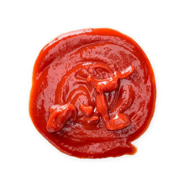 Tomato Sauce Isolated White Clipping Path — Stock Photo, Image