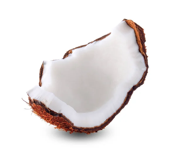 Coconut Milk Isolated White Clipping Path — Stock Photo, Image