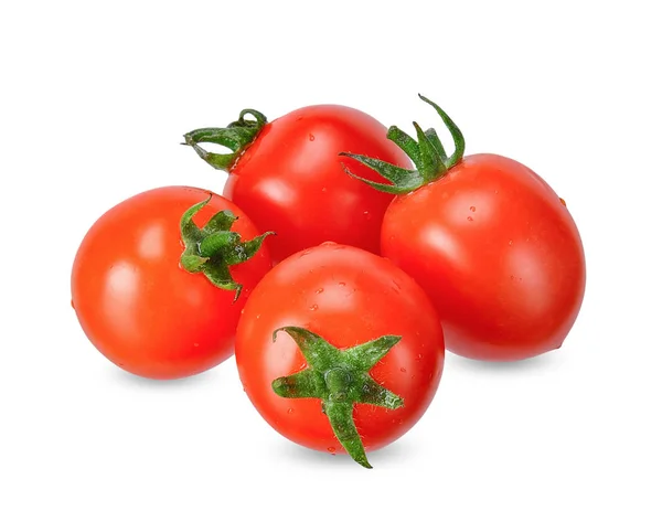 Tomate Isoliert Auf Weißem Hintergrund Mit Schneideweg — Stockfoto