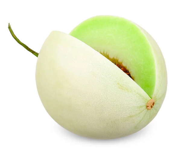 Melone Melata Isolato Bianco Con Percorso Ritaglio — Foto Stock