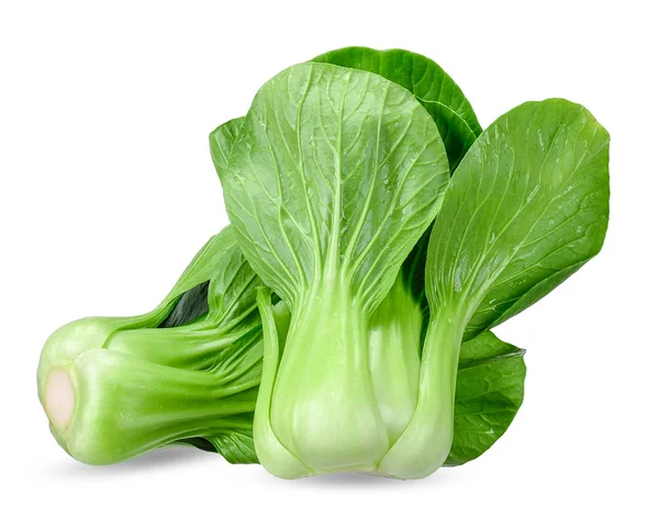 Bok Choy Vegetable Isolated White Clipping Path — Stock Photo, Image