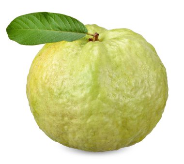 Beyaz kırpma yoluyla izole guava meyve