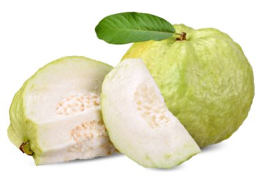 Beyaz kırpma yoluyla izole guava meyve