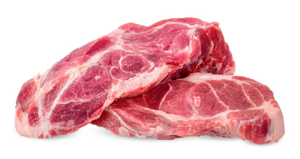 Rindfleisch Isoliert Auf Weiß Mit Schneideweg — Stockfoto