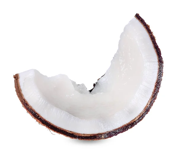 Coconut Isolated White Background Clipping Path — Stock Photo, Image