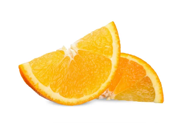 Slice Orange Isolated White Clipping Path — Stock Photo, Image