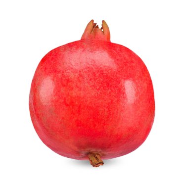 Taze nar beyaz kırpma yolu ile izole