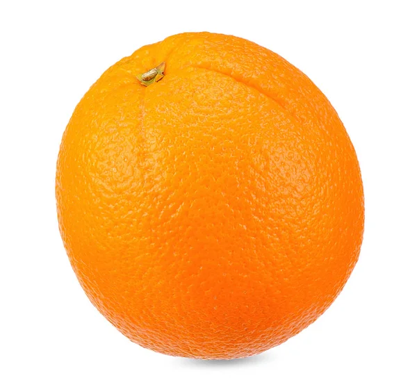 Fresh Orange Isolated White Clipping Path — Stock Photo, Image