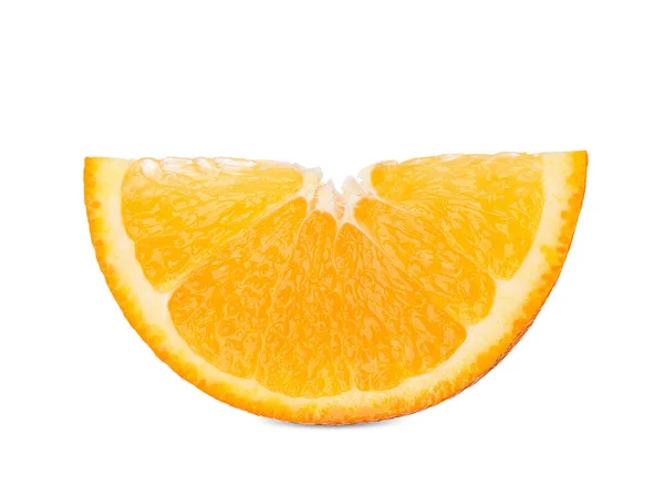 Scheibe Orange Isoliert Auf Weiß Mit Clipping Pfad — Stockfoto