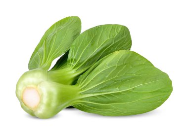Bok choy sebze izole kırpma yolu