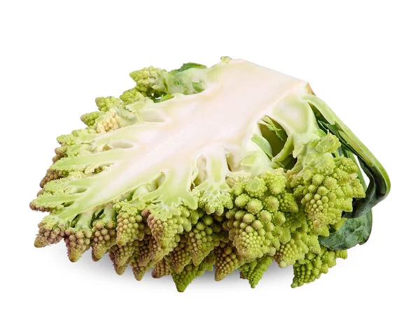 Romanesco isolated on white clipping path — Stock Photo, Image