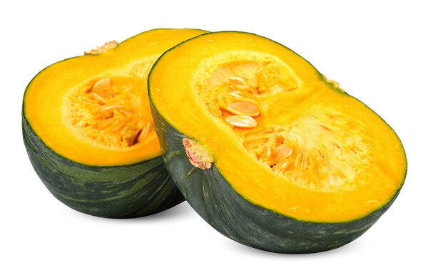 pumpkin isolated on white clipping path