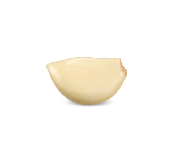 Garlic isolated on white clipping path — Stock Photo, Image