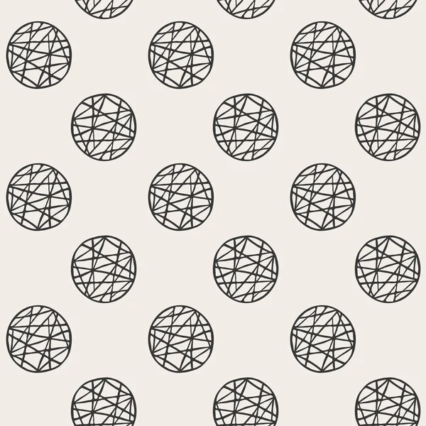 Seamless pattern with circles. — Stock Vector